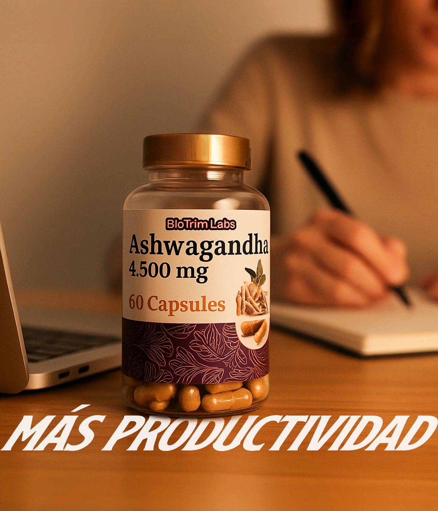 Ashwagandha✨ - Dile adiós al estrés, duerme mejor, rinde más y vive en calma.
