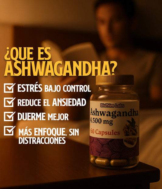 Ashwagandha✨ - Dile adiós al estrés, duerme mejor, rinde más y vive en calma.