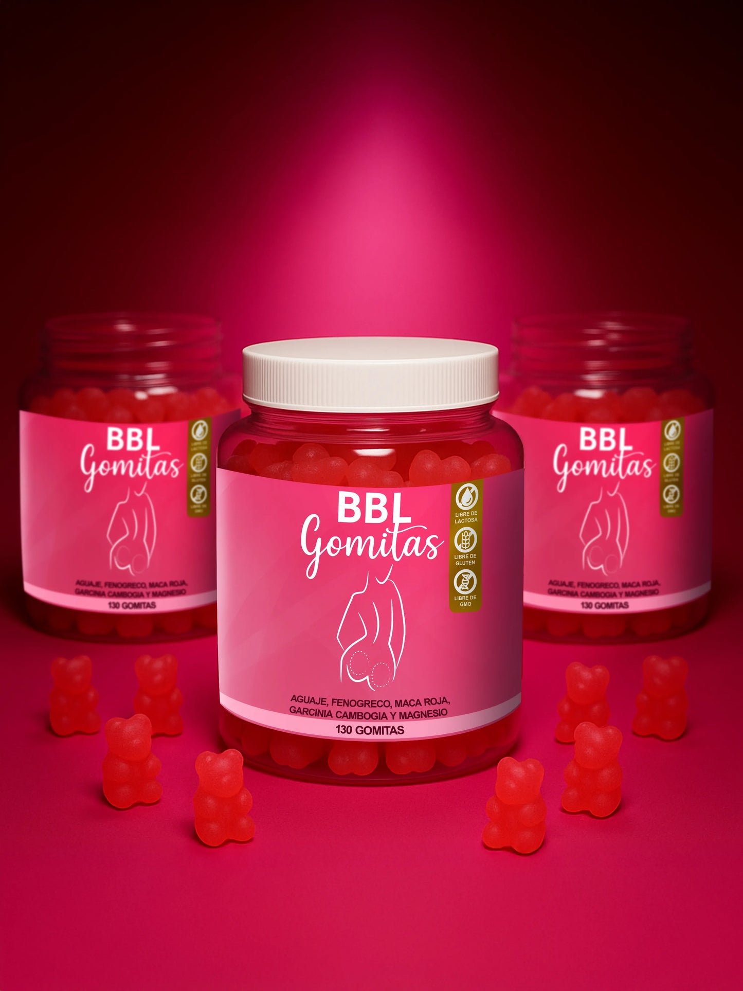 GOMITAS BLL 130 UNIDADES - Con 5 INGREDIENTE TOP para nuestro CUERPO