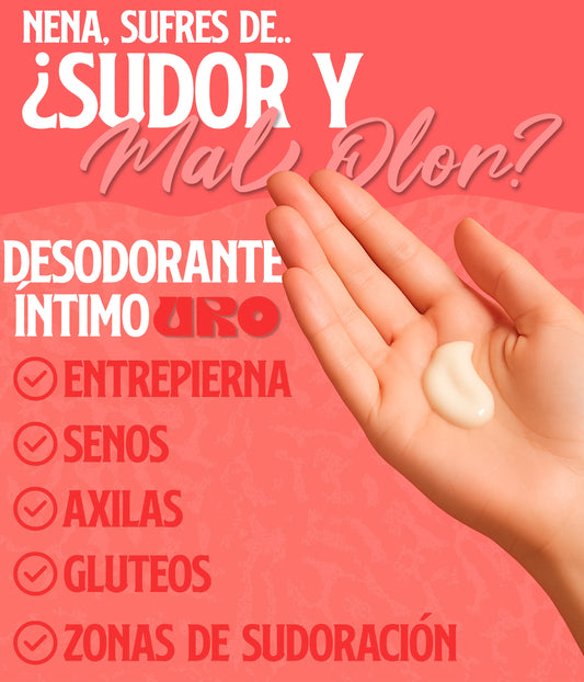 Desodorante Íntimo URO - Protección suave todo el día 😌