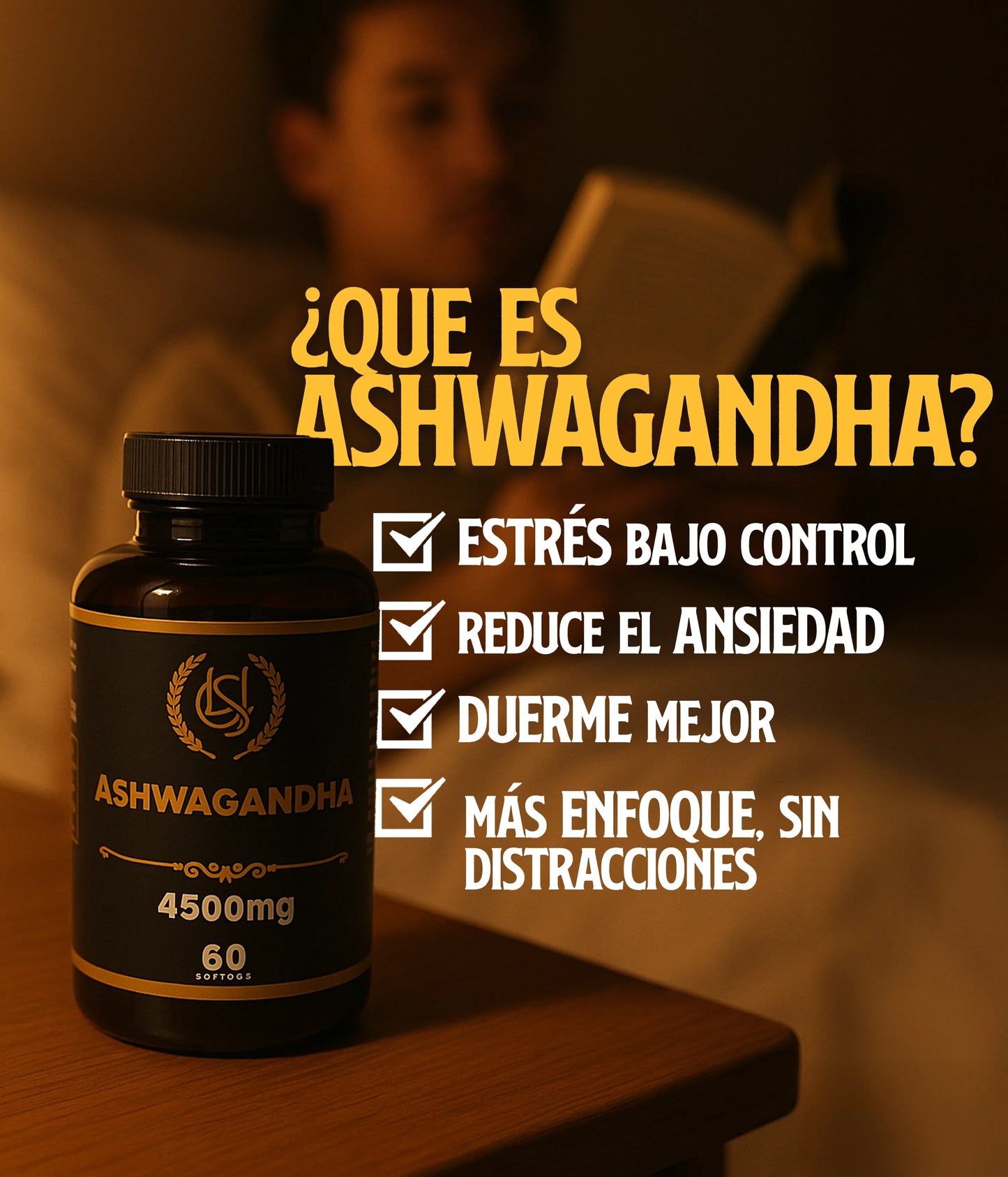 Ashwagandha✨ - Dile adiós al estrés, duerme mejor, rinde más y vive en calma.