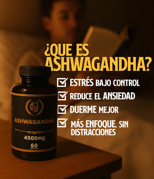Ashwagandha✨ - Dile adiós al estrés, duerme mejor, rinde más y vive en calma.